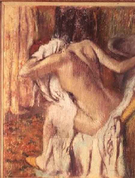Woman drying herself from Edgar Degas