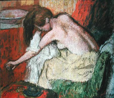 Woman drying herself from Edgar Degas