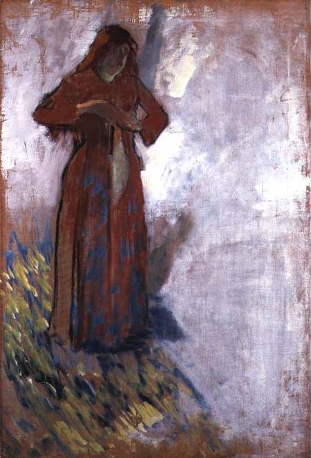 Woman Undressing from Edgar Degas