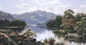 A Lake Scene in North Wales