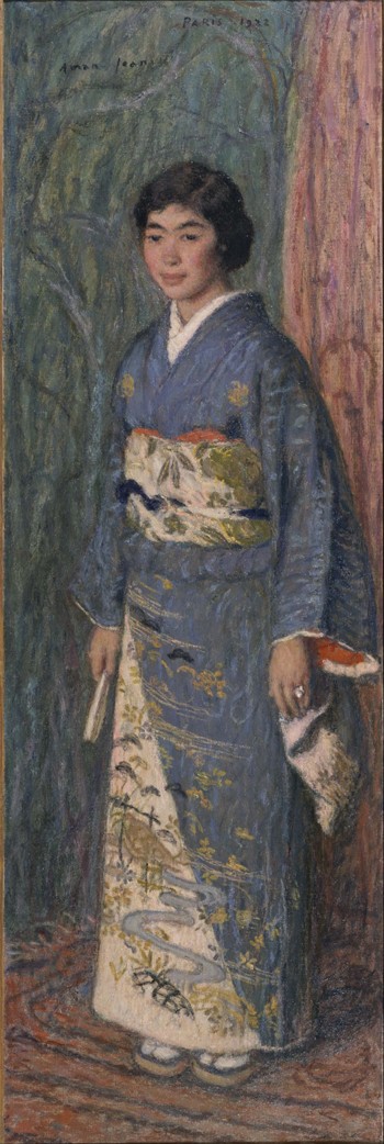 Portrait of a Japanese Woman (Mrs. Kuroki) from Edmond-Francois Aman-Jean