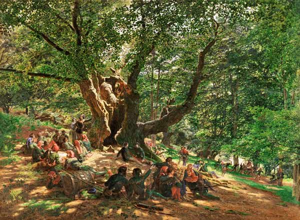 Robin Hood And His Merry Men In Sherwood Forest from Edmund George Warren