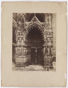 Amiens: Das „Portail de la Vierge“ an der Westfassade der Kathedrale