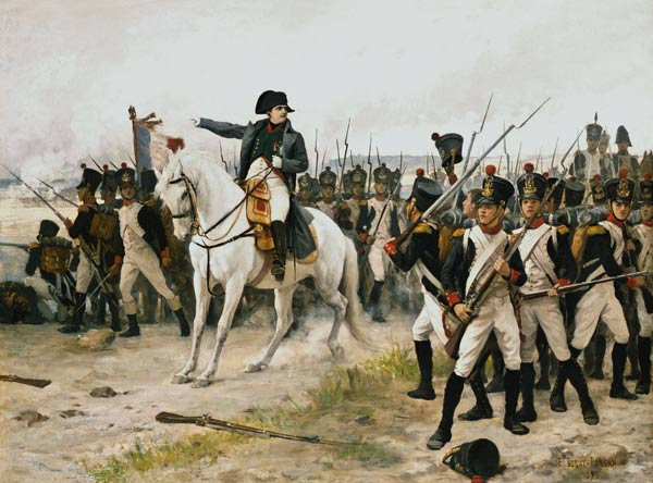 Napoleon At The Battle Of Friedland from Edouard Debat-Ponsan