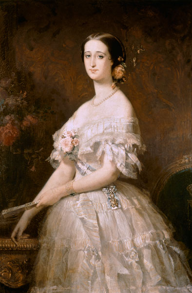 Portrait of Empress Eugenie (1826-1920) from Edouard Louis Dubufe