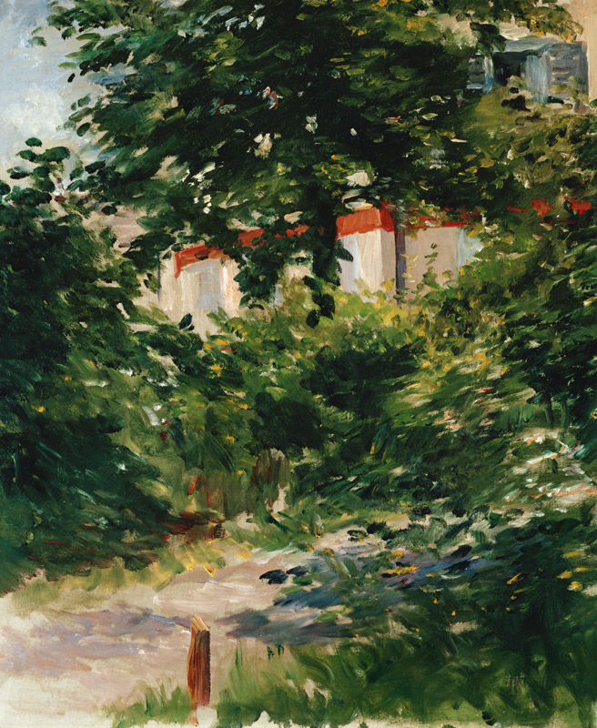 Allee im Garten von Rueil from Edouard Manet