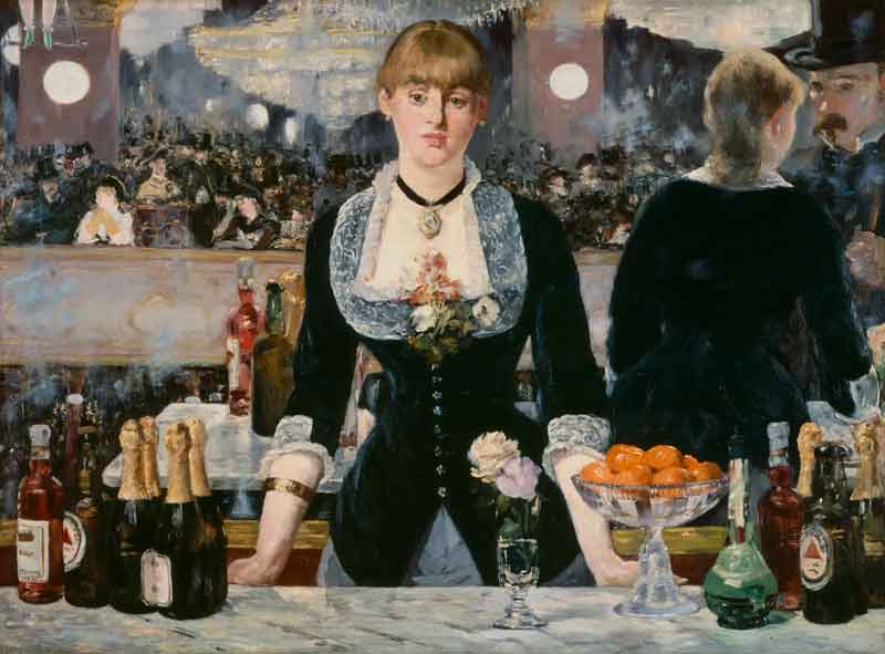 Bar in den Folies Bergeres. from Edouard Manet