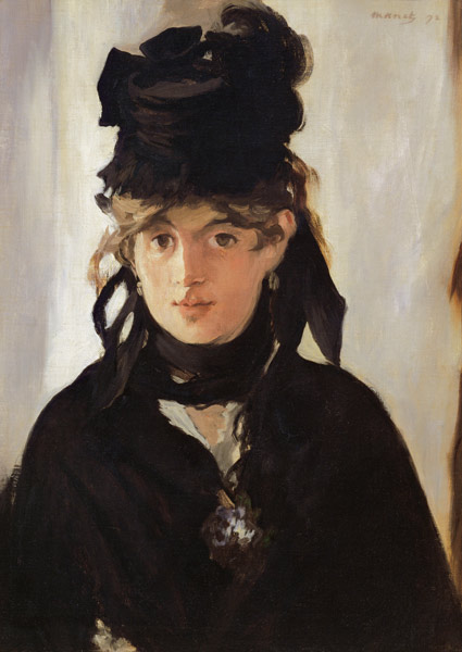 Berthe Morisot with a Bouquet of Violets from Edouard Manet