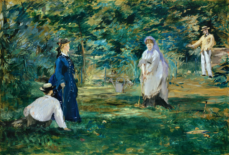 Die Krocketpartie from Edouard Manet