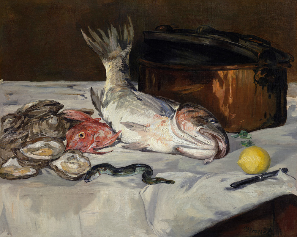 Fisch (Stillleben) from Edouard Manet