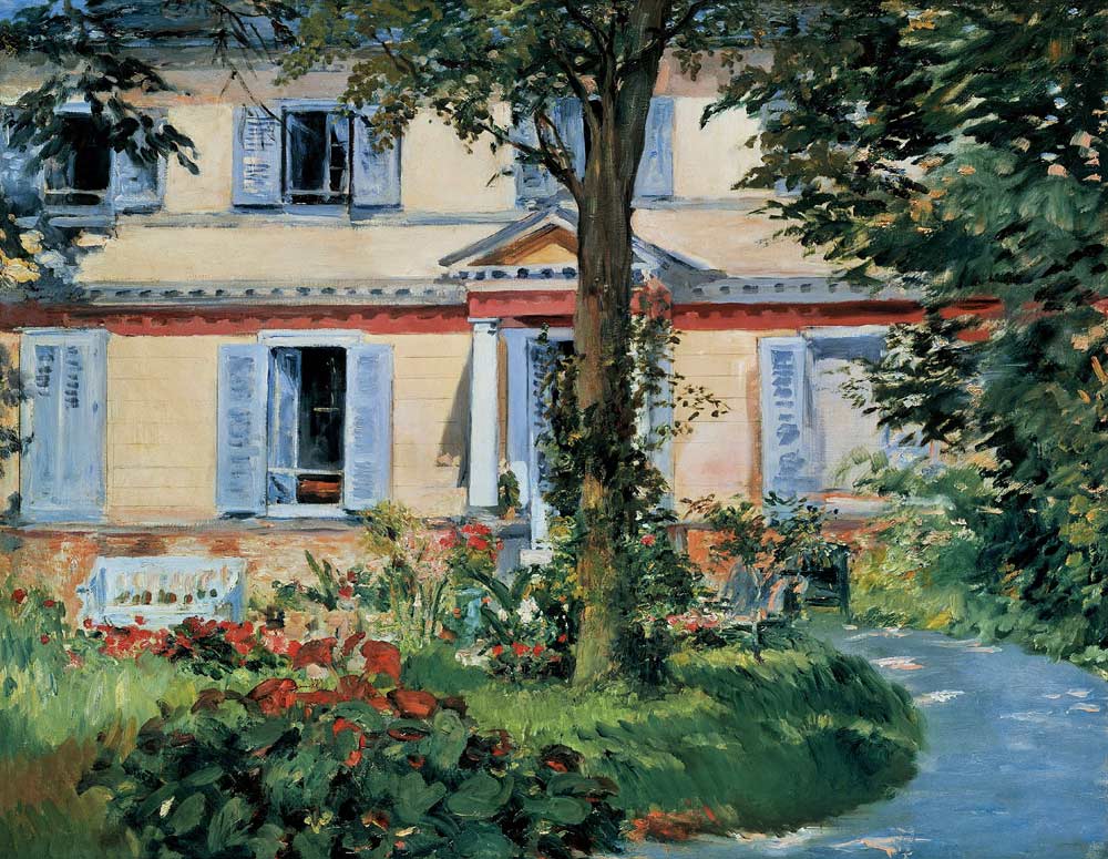 Landhaus in Rueil from Edouard Manet