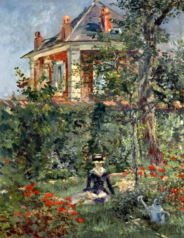 Marguerite im Garten von Bellevue from Edouard Manet