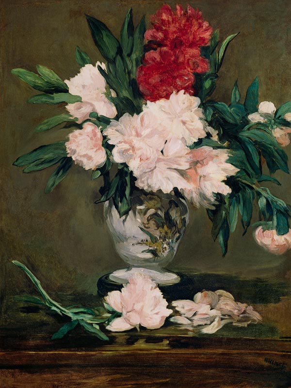 Pfingstrosen in einer Vase from Edouard Manet