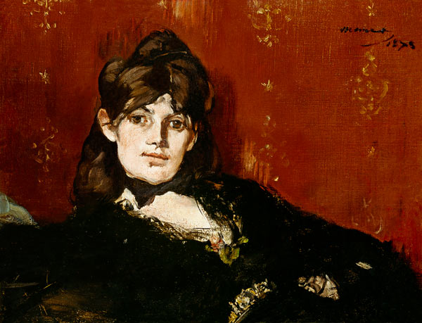 Berthe Morisot (1841-95) Reclining from Edouard Manet