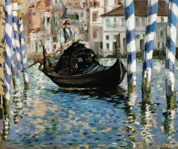Canal Grande in Venedig from Edouard Manet