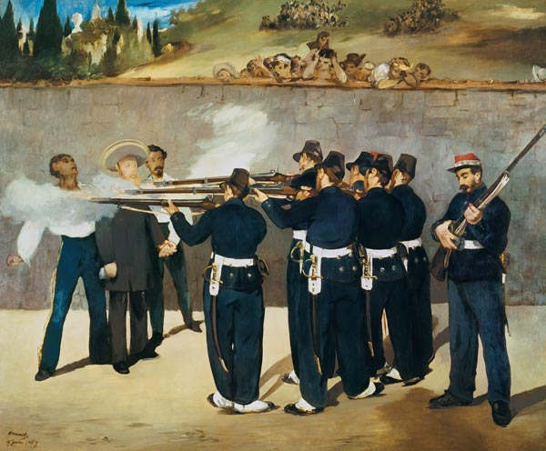 Die Erschießung Kaiser Maximilians von Mexico from Edouard Manet