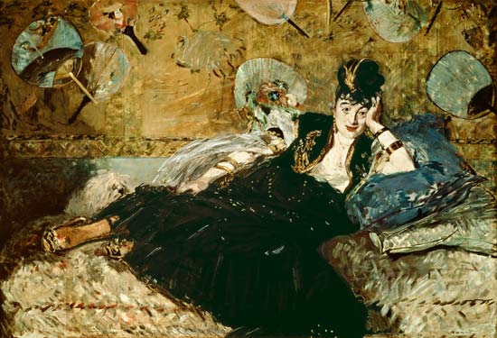 Die Dame mit den Fächern (Nina de Callias) from Edouard Manet