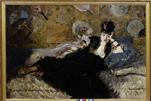 E.Manet, Die Dame mit den Faechern from Edouard Manet