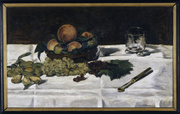 E.Manet, Stilleben: Fruechte auf Tisch from Edouard Manet