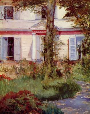 Haus in Rueil from Edouard Manet