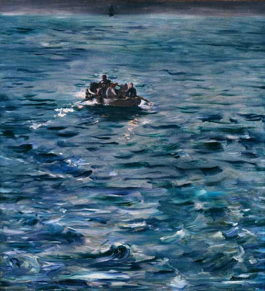 The Escape of Henri de Rochefort (1831-1915) 20 March 1874 from Edouard Manet