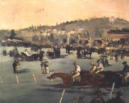 Horse Racing from Edouard Manet