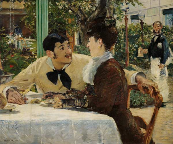 Paar bei Père Lathuille from Edouard Manet