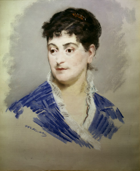 Mme Emile Zola / Pastel by E.Manet from Edouard Manet