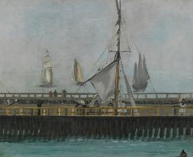The jetty of Boulogne-sur-Mer