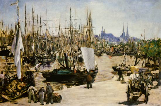 Hafen von Bordeaux from Edouard Manet
