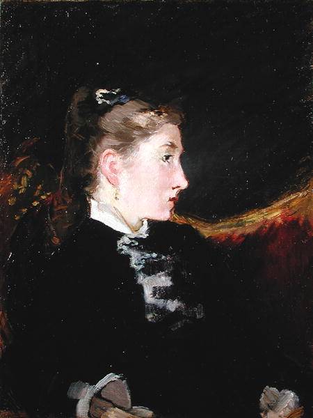 Profile of a Young Girl - Mlle. Ellen Andree from Edouard Manet