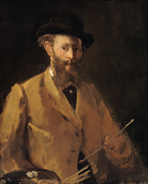 Selbstbildnis mit Palette from Edouard Manet