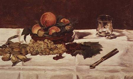 Still Life: Fruit on a Table from Edouard Manet