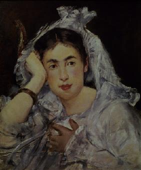 E.Manet, Marguerite de Conflans mit Kap.