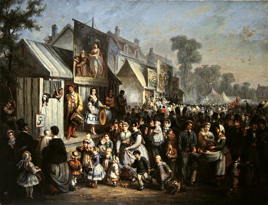 A Fete at Saint-Cloud during the Second Empire from Edouard Vaumort