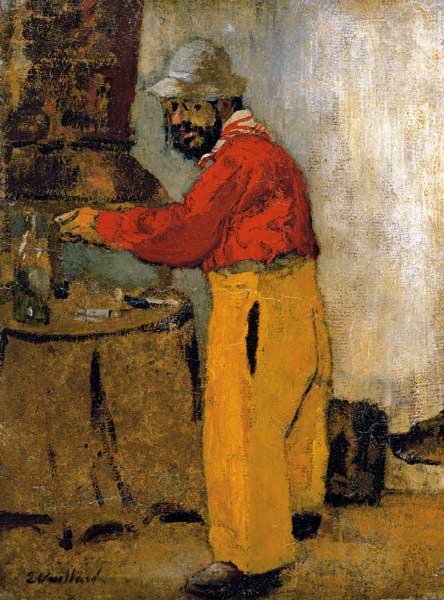 Henri de Toulouse-Lautrec at Villeneuve sur Yonne, 1898 (oil on canvas)  from Edouard Vuillard