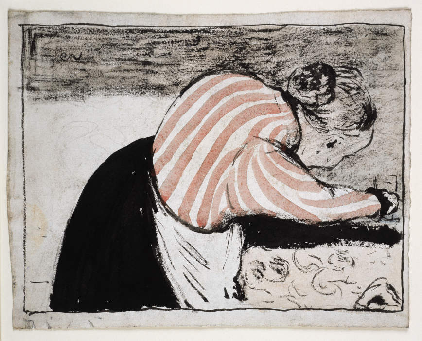 Alte Frau beim Tischdecken from Edouard Vuillard