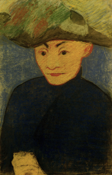 Femme au chapeau a plumes (Frau from Edouard Vuillard