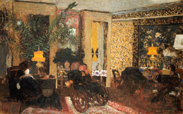 Der Salon (Rue St. Florentin) from Edouard Vuillard