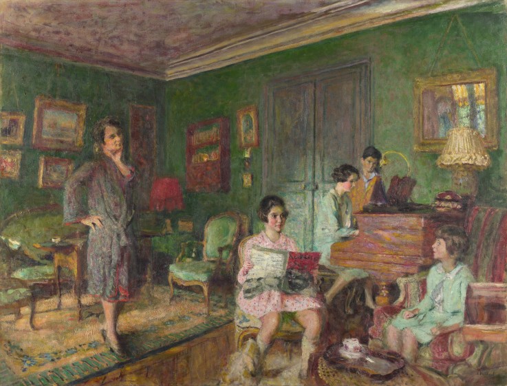 Madame André Wormser and her Children from Edouard Vuillard