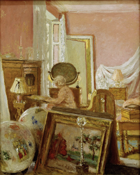 Madame Hessel dans la chambre aux from Edouard Vuillard