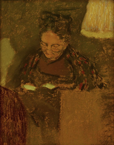 Madame Vuillard lisant a la from Edouard Vuillard
