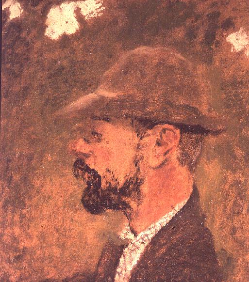 Portrait of Henri de Toulouse-Lautrec (1864-1901) c.1897-98 (oil on canvas)  from Edouard Vuillard