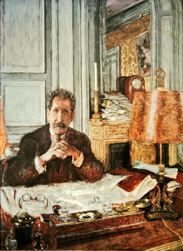 Portrait of Philippe Berthelot (oil on canvas)  from Edouard Vuillard
