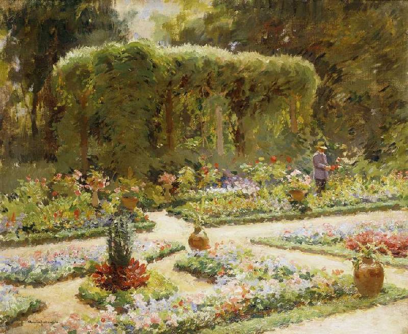 Im Garten from Edouard Gaetan Charles Ansaloni
