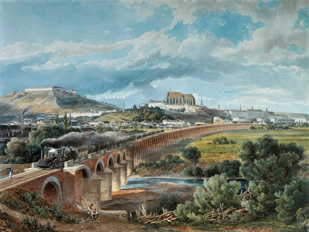 Eisenbahnbrücke bei Brünn from Eduard Gurk