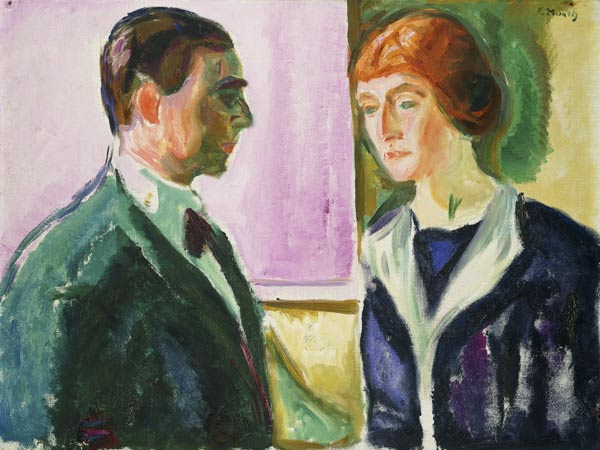 Käthe and Hugo Perls from Edvard Munch