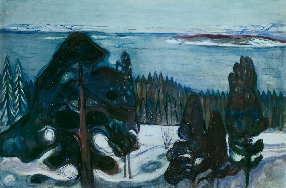 Winter Night from Edvard Munch