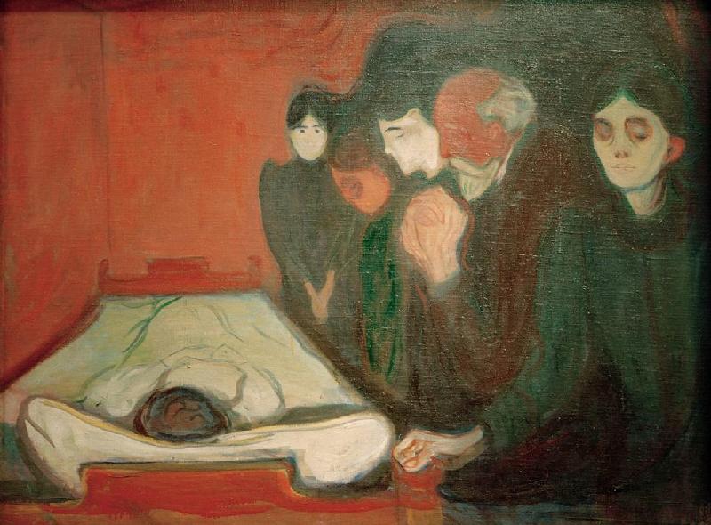At the deathbed from Edvard Munch