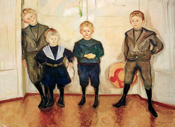 The Sons of Dr Linde from Edvard Munch